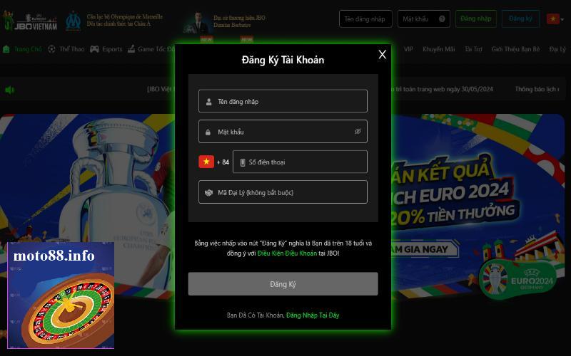 Đăng ký Moto88 là gì?