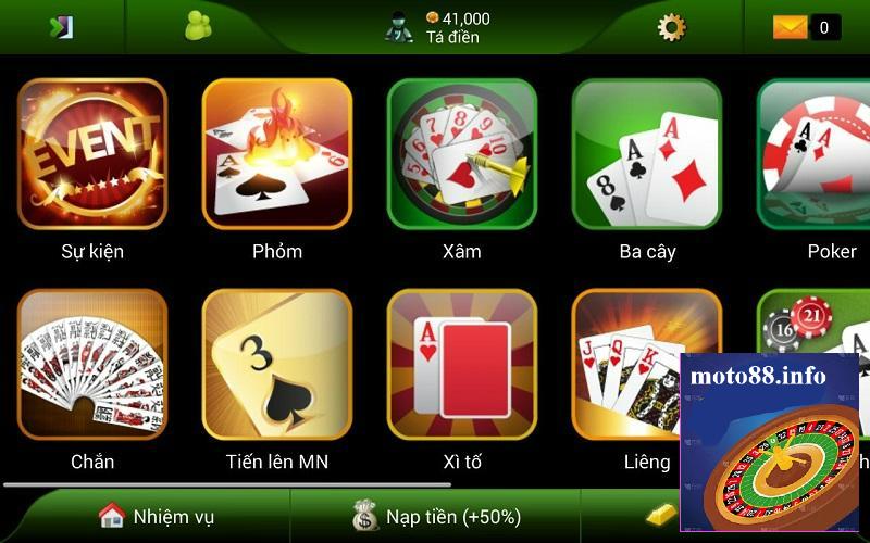 Đôi nét về game bài Moto88